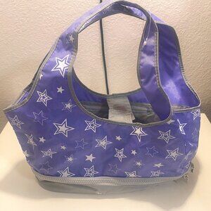 American Girl Purple Star Gray Doll Carrier Purse Bag